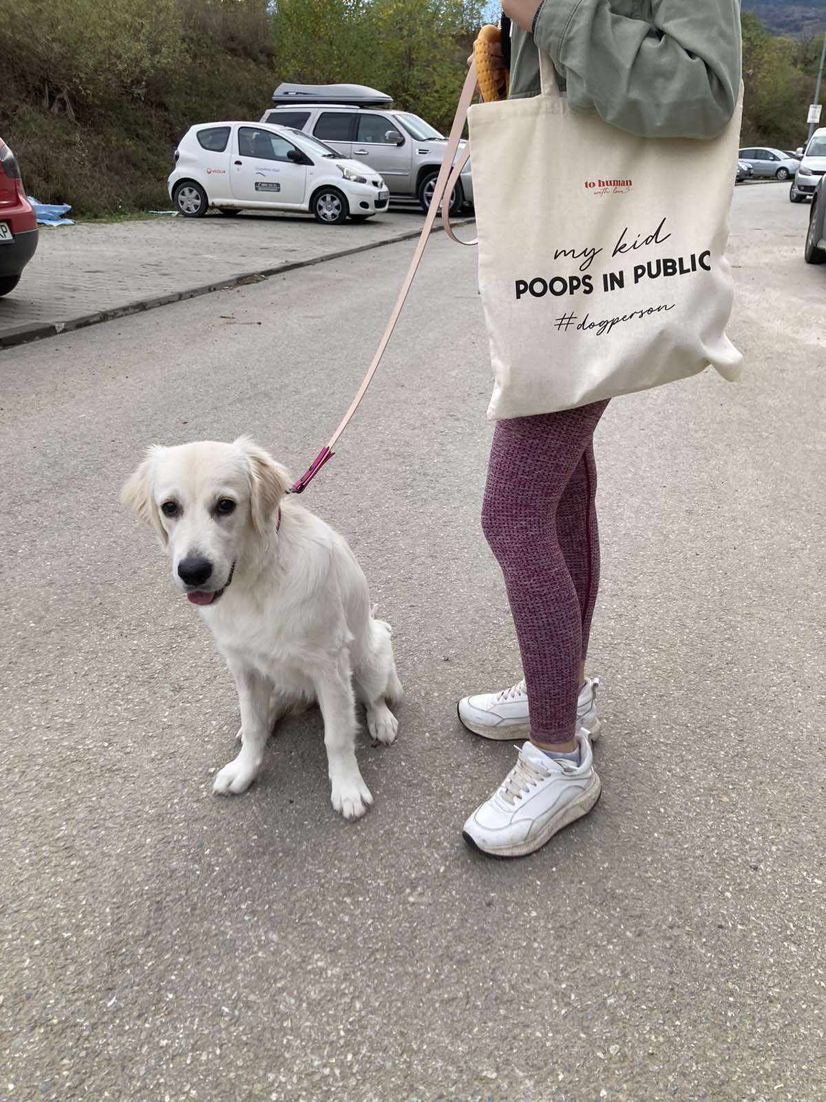 Текстилна торбичка "my kid poops in public'