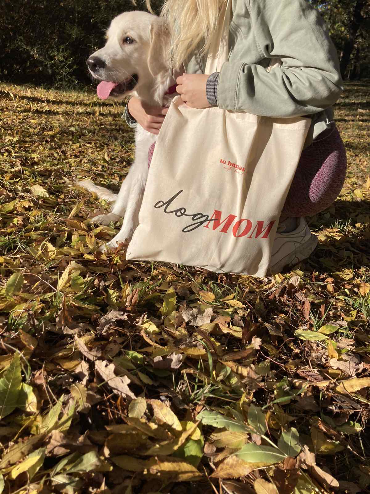 Текстилна торбичка "Dog Mom"